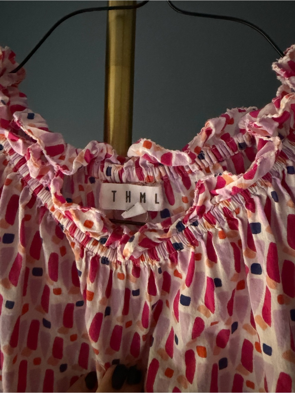 THML Printed Ruffle Blouse - Picture 3 of 4